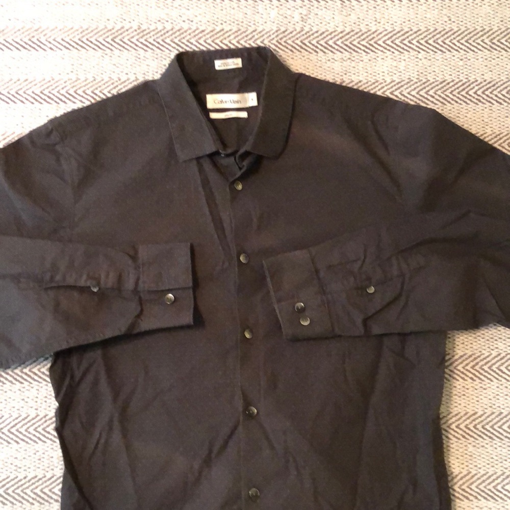 Calvin Klein long sleeve dress shirt- Size Medium